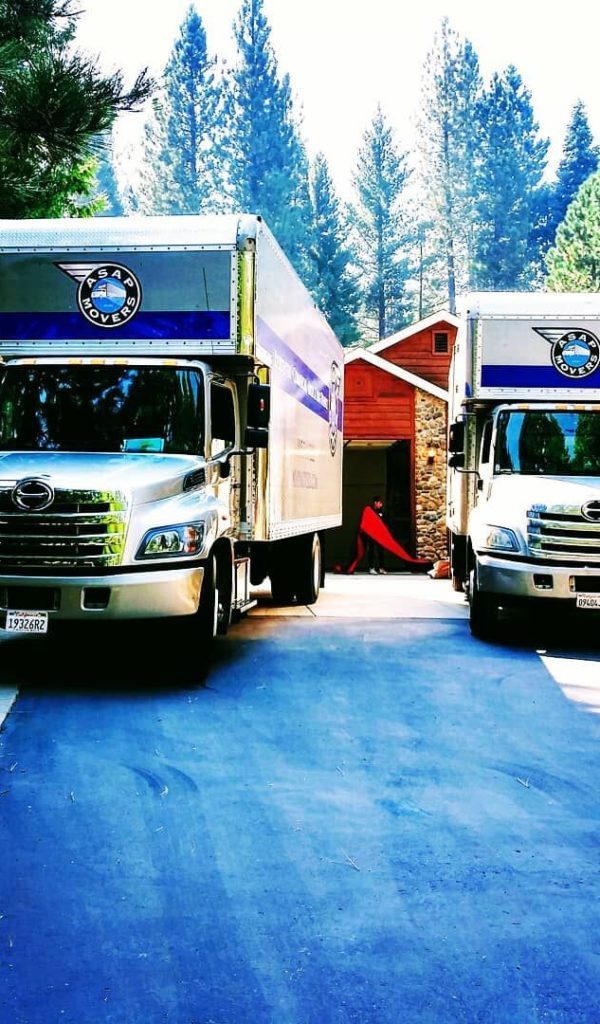 parked trucks