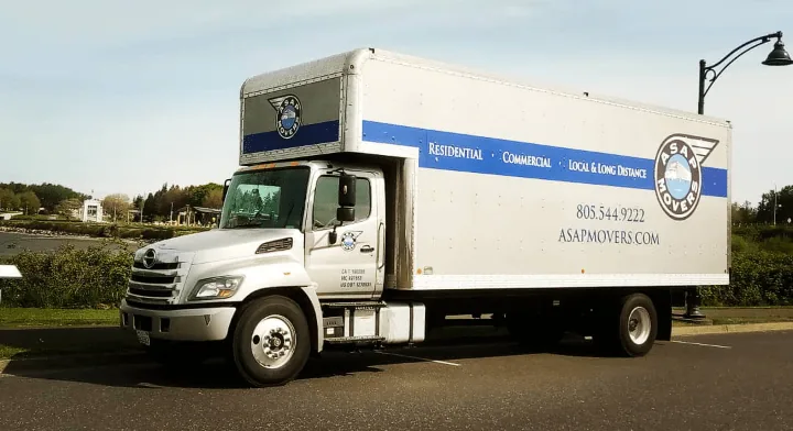 ASAP Movers moving truck ready for a relocation